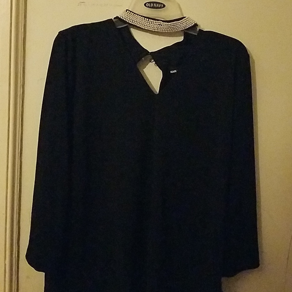pearl collar top